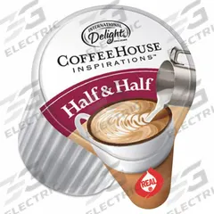 INTERNATIONAL DELIGHT. Liquid Creamer: Half & Half, 0.38 oz Item Size, Single-Serve Tub (MPN UPC102042). Key specifications — attr921100: Single-Serve Tub; attr873858: INTERNATIONAL DELIGHT.; attr921101: Half & Half.
