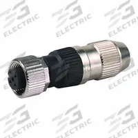 MURRELEKTRONIK Circular Connector: A Coded, 4 Socket, M12 Screw, IP67, IDC, Straight (MPN 7000-12601-0000000). Key specifications — Connector Body Type: Socket; Coding: A; Brand: MURRELEKTRONIK; Voltage Rating: 32V AC; Thread Size: M12; Mounting Style: Screw; IP Rating: IP67; Connector Orientation: Straight.
