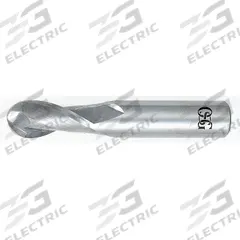 OSG Ball End Mill: Carbide, 2 Flute, 11/16" Mill Dia, 1-3/8" LOC, 4" OAL (MPN 402-6875-BN)