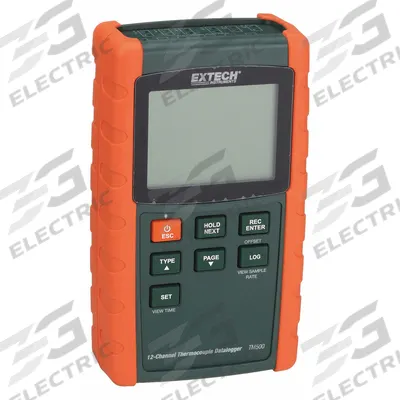 EXTECH Thermocouple Thermometer: For Type E/Type J/Type K/Type R/Type - Thermocouple Meters with Cabled Data Output