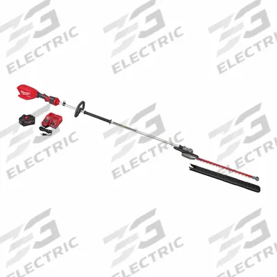MILWAUKEE Hedge Trimmer Kit: M18 Platform, 1 in Cutting Wd, 24 in Blade Lg - Battery-Powered Extended-Reach Hedge Trimmers