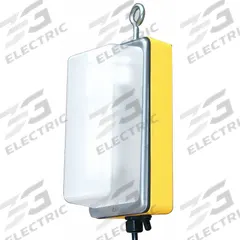 W F HARRIS LIGHTING Temporary Job Site Light: Fluorescent, Corded, Magnetic Light, 120V AC, Eye Bolt (MPN 30-WL-42-PLT). Key specifications — Plug Type: Three Prong NEMA 5-15; Lamp Guard: Polycarbonate; Includes Bulb: Yes; Brand: W F HARRIS LIGHTING; Cord Designation: SJTOW; Cord Wire Gauge: 18 AWG; Job Light Type: Magnetic Light; Lighting Technology: Fluorescent.