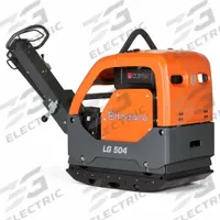 HUSQVARNA Plate Compactor: 33 23/50 in Plate Wd, Forward and Reverse Direction (MPN LG 504). Key specifications — Brand: HUSQVARNA.