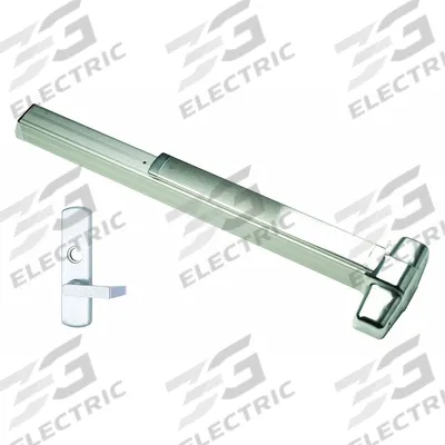 VON DUPRIN Concealed Vertical Rod: 4 ft Max Door Wd - Concealed Vertical Rod Push Bars