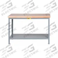 LITTLE GIANT Workbench: Adj Ht, Butcher Block, 36 in x 24 in, 2,000 lb Overall Load Capacity (MPN WTS-2436-LL). Key specifications — attr558057: LITTLE GIANT; attr558094: Not Expandable or Modular.