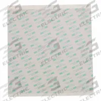 3M Transfer Tape: Square, 12 in Wd, 12 in Lg, 2.3 mil Thick, Polycoated Kraft Paper, Acrylic, 12 PK (MPN 3M 467MP). Key specifications — attr1243002: 467MP; attr1242975: Repositionable; attr1242965: Polycoated Kraft Paper.