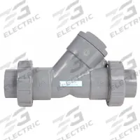 HAYWARD True Union Y Check Valve: Piston, Y-Style Valve Body, 3 in Pipe Size, Socket x Socket, PVC (MPN YC10300SU). Key specifications — Brand: HAYWARD.