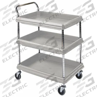 INSTOCK Laboratory Utility Cart: 39 1/2 in Overall Lg, 27 in Overall Wd, 33 1/4 in Overall Ht - Lab Carts