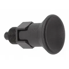 KIPP Indexing Plunger: Locking, Steel, M10x1 Thread, 5 N to 12 N Nose Force (MPN K0631.7105). Key specifications — Brand: KIPP.
