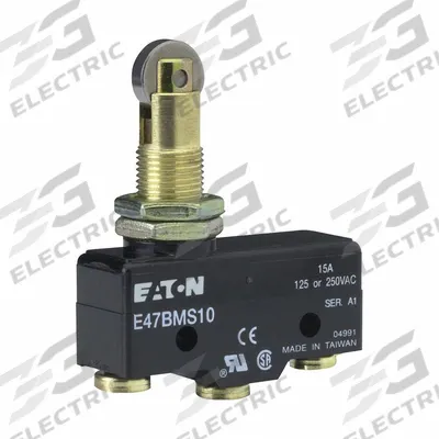 EATON Snap Action Switch: Roller Plunger Actuator, SPDT - Roller-Plunger Snap-Action Switches