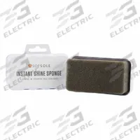 SOFSOLE Shine Sponge: 91844, Clear, Silicone/Sponge, 1/10 lb Size, Leather, Box, Sponge, Brush-On. Key specifications — Color: Clear; Brand: SOFSOLE; Material: Silicone; Application Method: Brush-On; Container Type: Box; For Material: Leather.