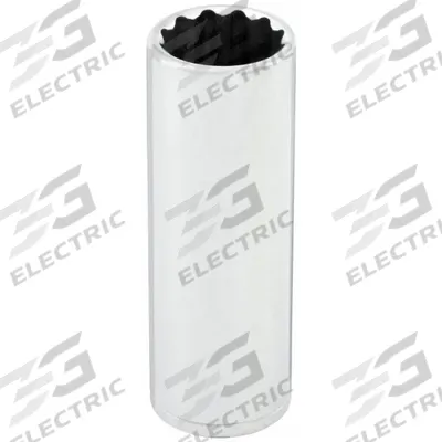 WESTWARD Socket: SAE, 3/8 in Drive Size, 5/8 in Socket Size, 12-Point, Deep, Chrome - 3/8" Drive Hand Sockets