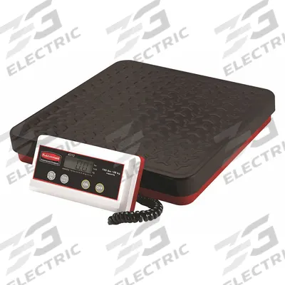 RUBBERMAID COMMERCIAL PRODUCTS Industrial Bench Scale: 12 1/4 in x 12 1/4 in, Not IP Rated - Bench Scales with Remote Indicator
