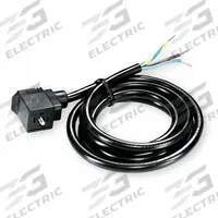 ARO Solenoid Coil Connector: Sierra 18, DIN 43650 Form C, 18 mm For Coil Size, 120V AC/12V DC/24V DC (MPN CHW6). Key specifications — attr1078676: ARO; attr1078675: CHW6; attr1078680: Sierra 18; attr1078681: Molded Wires; attr1078682: DIN 43650 Form C; attr1078689: Leads Included; attr1078690: Indicator Light Not Included; attr1078697: 3 Pin.