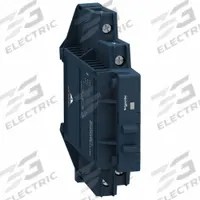 SCHNEIDER Solid State Relay: DIN-Rail Mounted, 12 A Max Output Current, SCR, AC Output (MPN SSM1A112BD). Key specifications — Brand: SCHNEIDER; Current Type: DC; Electrical Connection: Screw Clamp; Finger Safe: Yes; Input Current: 9 to 11 mA; Maximum Output Current without Heat Sink: 12 A; Mounting Style: DIN Rail; Output Voltage: 24 to 280V AC.