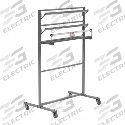 BULMAN Paper Cutter: Mounted, For 48 in Roll Wd, 63 in Overall Wd - Double-Armed Paper Dispensers