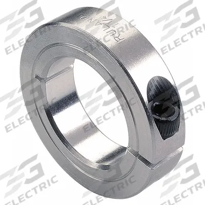 RULAND MANUFACTURING Shaft Collar: 1-Piece, Metric, Round, Clamp-On, 34 mm Bore Dia - Aluminum Shaft Collars