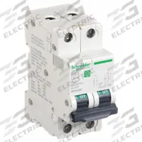 SCHNEIDER IEC Supplementary Protector: 20 A Amps, 14kA at 240V AC, Screw Clamp, C60SP, C (MPN M9F22220). Key specifications — Terminal Connection: Screw Clamp; AC Voltage Rating: 240/415/440V AC; Curve Type: C; DC Voltage Rating: Not Rated; Max. AIR Rating: 14kA at 240V AC; Series: C60SP; Brand: SCHNEIDER.