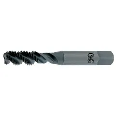 OSG Spiral Flute Tap: 7/16"-14 UNC, H3 / 2B-3B, 3 Flute, Plug Chamfer, TiN Coated High Speed Steel (MPN 1431205). Key specifications — attr1299826: H3 / 2B-3B.