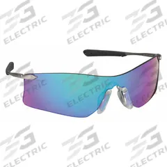 MCR SAFETY Safety Glasses: Dark Green Lens, Frameless, Mirrored/Scratch-Resistant, T4 Series (MPN T411G). Key specifications — Brand: MCR SAFETY; Frame Color: Black/Silver; Lens Color: Dark Green; Lens Properties: Scratch-Resistant / Mirrored.