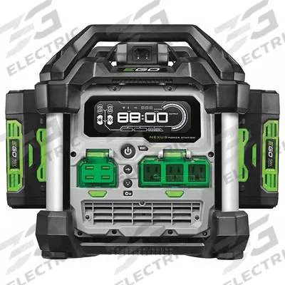 EGO Device Charging Station: 2,000 W Rated Watt, 3,000 W Surge Watt, 3 AC Receptacles - EGO Power Stations