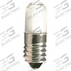 APPROVED VENDOR Compact LED Bulb: LED, Miniature Screw (E10), (T) Tubular, T3-1/4, 14,481,821, White (MPN L1024MS-W). Key specifications — Light Color: White; Bulb Shape: T3-1/4; Trade Number: 14,481,821; Brand: APPROVED VENDOR; Voltage: 24V AC/DC.