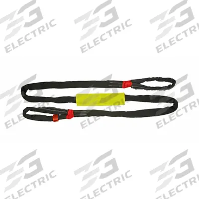 TOW-ALL Tuflex Recovery Strap: 20 ft Overall Hook Size, 20 ft Overall Lg, Red - Tow Straps