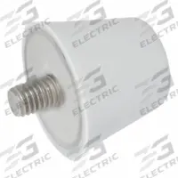 JW WINCO Vibration-Isolating Mount: Flat Conical, Silicone, Male x Non-Threaded Style, FDA Approved (MPN 256-25-M6-12-55-GR). Key specifications — Isolator Body Material: Silicone.