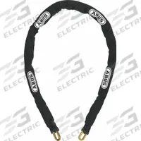 ABUS Maximum Security Chain: 6 ft Lg, 1/4 in Chain Dia, Zinc, Yellow (MPN 00712). Key specifications — Includes Chain Cover: Yes; Coating Material: Nylon; Environment: Indoor and Outdoor; Brand: ABUS.