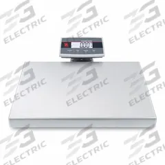 OHAUS Shipping Scale: 400 lb Wt Capacity - Imperial, 15 3/4 in Weighing Surface Dp, g/kg/lb/lb/oz/oz (MPN i-C52M200L). Key specifications — Readability: 0.2 lb/0.1 kg; Connection Ports: USB; Weighing Surface Material: Stainless Steel.