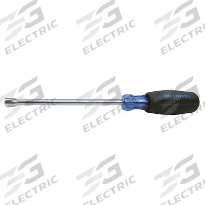 WESTWARD Hollow Round Shank Nut Driver: Straight, SAE, Without Magnetized Tip, Std - Standard Nut Drivers