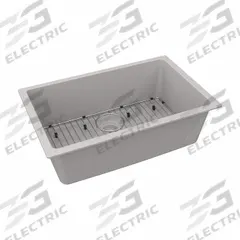ELKAY Sink: 29 1/2 in Overall Lg, 18 3/4 in Overall Wd, 9 1/2 in Bowl Dp, 27 in Bowl Lg, 1 Bowls (MPN ELGRU13022GS0C). Key specifications — Brand: ELKAY; Color Family: Silver/Gray.