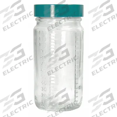 APPROVED VENDOR Mixing/Storage/Sampling Bottle: 120 mL, 48-400, Colorless - Clear Wide Mouth Round Glass Lab Bottles