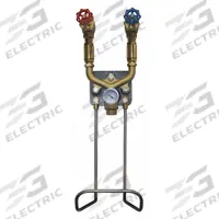 SANI-LAV Hose Station: 9 gpm Max. Flow Rate, 3/4 in, FNPT x MGHT/FNPT x MNPT, 26 1/2 in Overall Ht (MPN M1). Key specifications — Brand: SANI-LAV; Finish: Brass; Material: Brass.