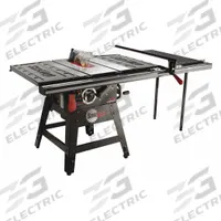 SAWSTOP Table Saw: 120 V AC Volt, 14 A Current, 12 1/2 in Left to 36 1/2 in Right, 0°to 45° (MPN CNS175-TGP236). Key specifications — attr1170599: SAWSTOP; attr1170609: Automatic Blade Safety Retraction Included.