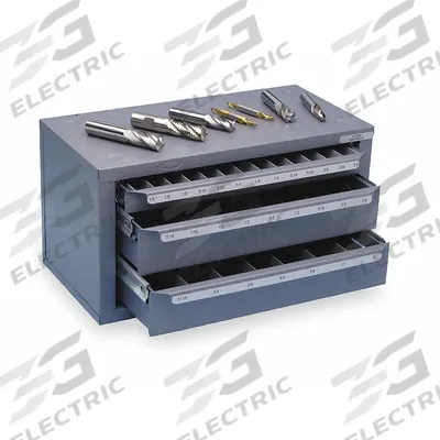 HUOT End Mill Dispenser: 29 Compartments - End Mill Chests