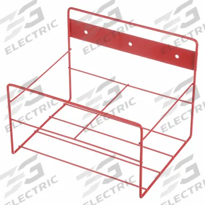 MARLIN STEEL WIRE Storage Basket: Material Handling Basket, Steel, Nickel Plated, Red (MPN 01431004-05) - Machining