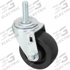 APPROVED VENDOR Stem Caster: Swivel, 3 in Wheel Dia., 1 1/4 in Wheel Wd, Polyolefin, Light Duty (MPN 429H12). Key specifications — Brand: APPROVED VENDOR; Thread Size: 1/2"-13; Roll Up: Swivel.