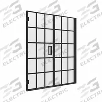 FOREMOST Shower Door: 46 1/2 in Min. Door Wd, 48 in Max. Door Wd, 74 in Overall Ht, Frameless (MPN MRHG4874-GR-MB). Key specifications — Brand: FOREMOST; Door Frame Finish: Matte Black.