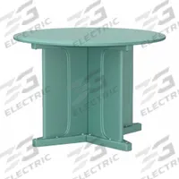 CORTECH Table: 29 in Overall Ht, 42 in Overall Dia, No Game Top, Ballast Accepted, Aqua, ISO 22196 (MPN 66749AQ). Key specifications — attr1032567: CORTECH; attr1032564: Ballast Accepted; attr1032590: Polyethylene; attr1075036: Endurance.
