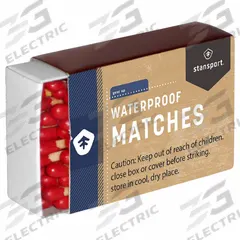 MEDIQUE Waterproof Matches: Wood, Mfr Part # 78399, Waterproof Matches, 40 PK. Key specifications — Brand: MEDIQUE; Manufacturer Part Number: 78399; Material: Wood; Product Type: Waterproof Matches.