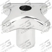 KIPP Hand Knob: 4 Point, Stainless Steel, M8 Thread, 40 mm Dia (MPN K0146.4040082). Key specifications — Brand: KIPP.