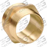 MOON AMERICAN Fire Hose Adapter: 3 in Compatible Pipe Size, NPT x NH, Straight, Brass, Male x Male (MPN 358-3063021). Key specifications — attr660750: NPT x NH; attr660755: 3 in x 3 in.