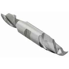 CLEVELAND Square End Mill: High Speed Steel, TiCN Coated, Double End, 2 Flute, 1/4" Mill Dia (MPN C33697)