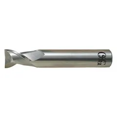 OSG Square End Mill: Carbide, 2 Flute, 4.5 mm Mill Dia, 11 mm LOC, 45 mm OAL (MPN 8502045)