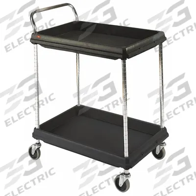 INSTOCK Laboratory Utility Cart: 39 1/2 in Overall Lg, 27 in Overall Wd, 33 1/4 in Overall Ht - Lab Carts