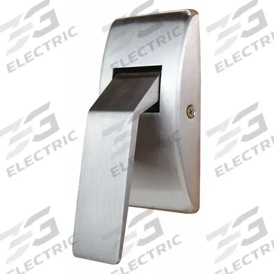 ABH Door Lockset: Passage Paddle Locksets, Stainless Steel