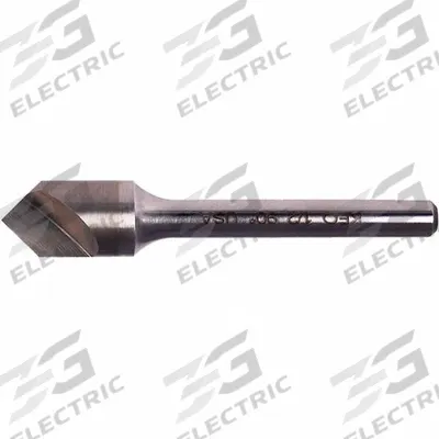KEO Countersink: 60°, 1 Flute, 1/2 in Body Dia - Fast-Cutting Single-Flute Countersinks