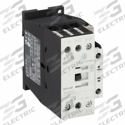 EATON Magnetic Contactor: Non-Reversing, 3 Poles, 3NO Contacts, 25 A - Non-Reversing IEC Contactors