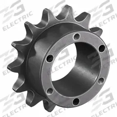 TRITAN Bushed Roller Chain Sprocket: For 60 Chain, 14 Teeth, 3.371 in Pitch Dia, 3.74 in Outside Dia (MPN 60SH14H). Key specifications — Brand: TRITAN; Required Bushing Series: SH.